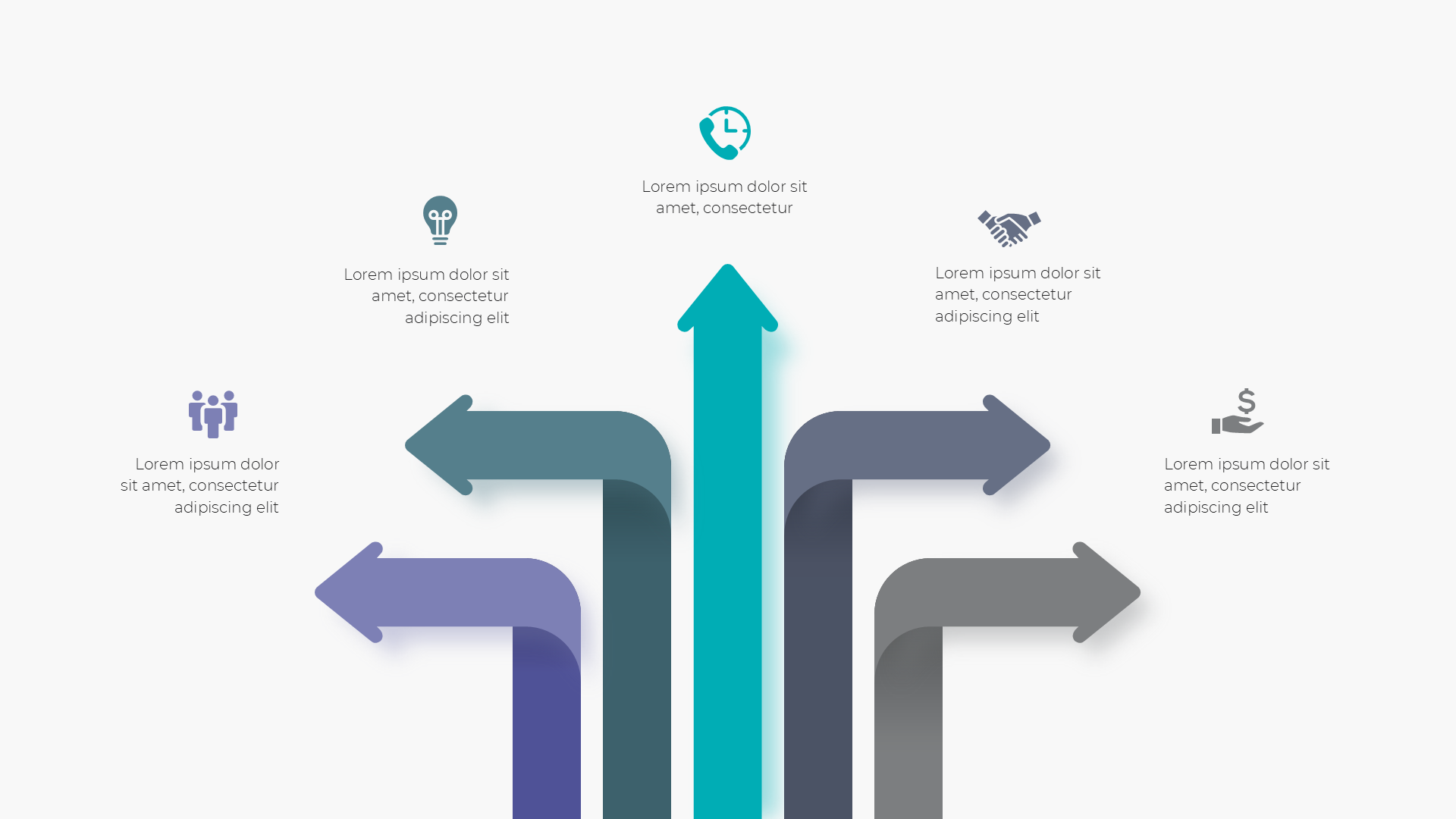 Infographic Solutions [light] slide 4